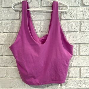 All In Motion Pink Workout Top-size Medium